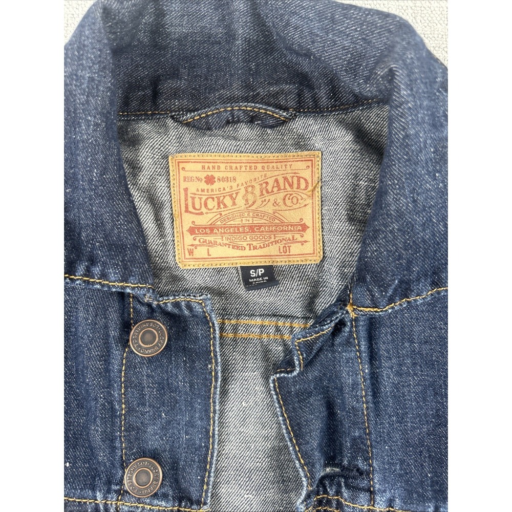 Lucky Brand Women's Denim Trucker Jacket Blue Size S Style 80318 - Picture 2 of 11